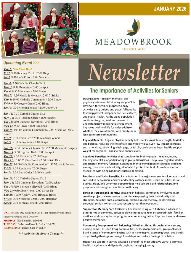 Click to open Newsletter in a new tab