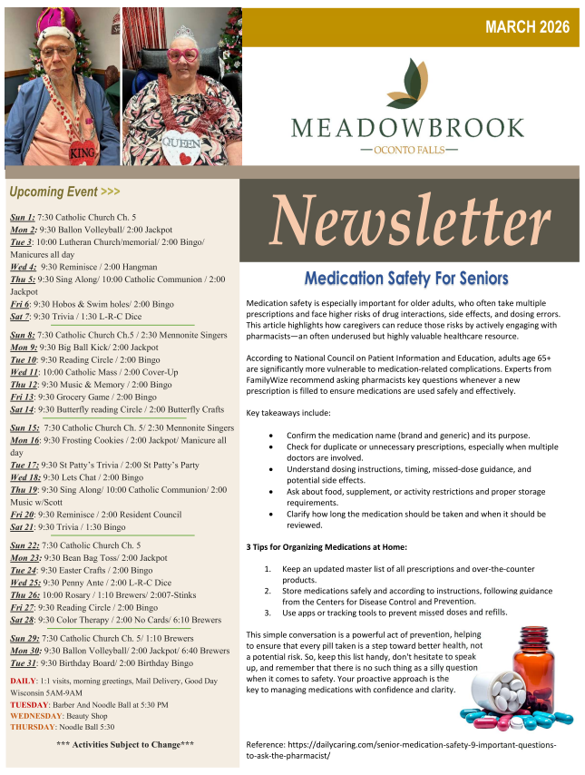 Click to open Newsletter in a new tab