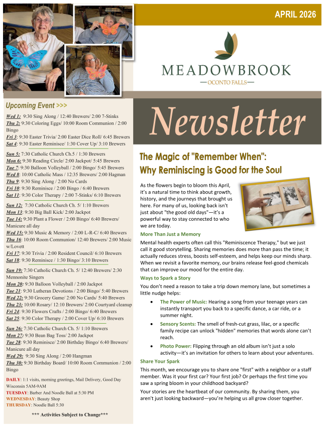 Click to open Newsletter in a new tab