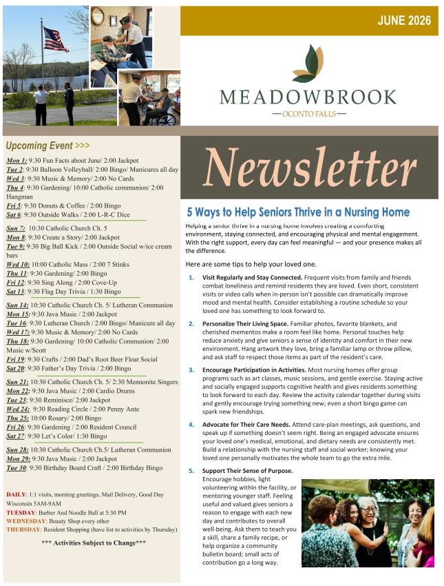 Click to open Newsletter in a new tab